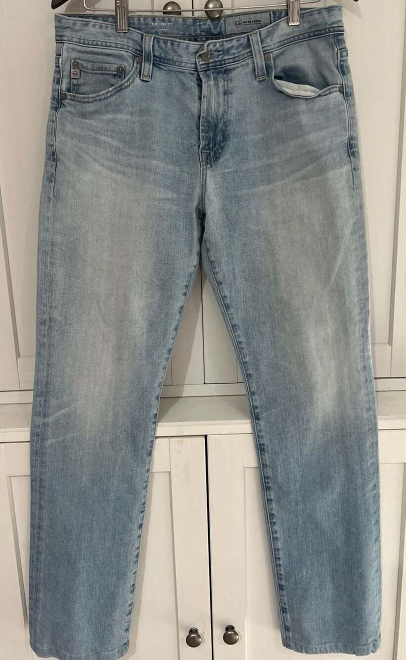 AG Adriano Goldschmied The Everett Slim Straight Leg Jeans in Light Indigo